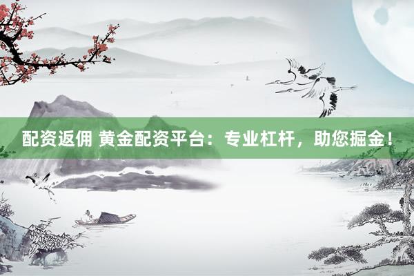 配资返佣 黄金配资平台：专业杠杆，助您掘金！